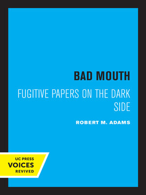 cover image of Bad Mouth